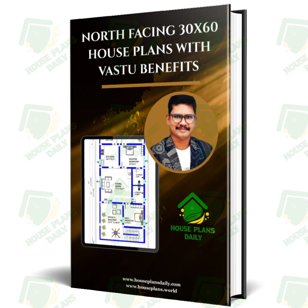 North Facing 30x60 House Plans with Vastu Benefits