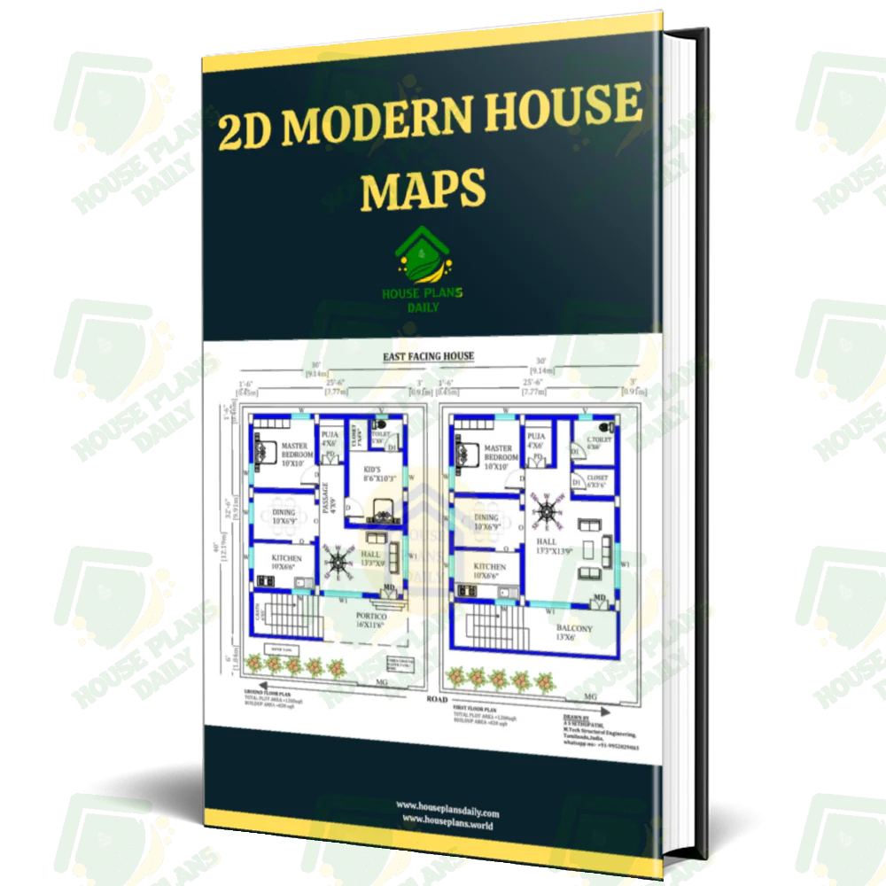2D Modern House Maps