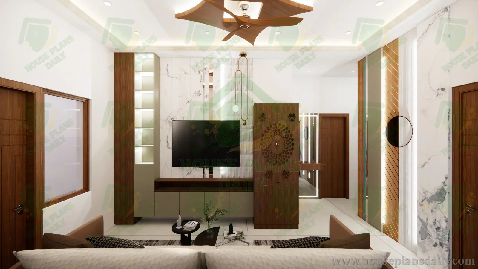 SOUTH FACING HOUSE PLAN | HOUSE INTERIOR IDEAS | 4 FLOOR BUILDING DESIGN