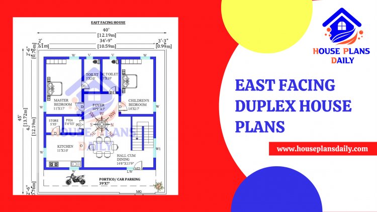 East facing duplex house plans| 5bhk home design