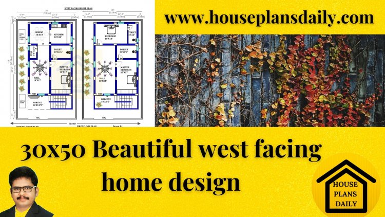 30x50 west facing home design