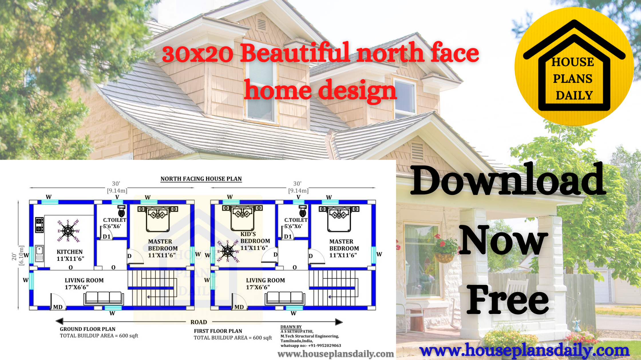 30x20 North Face Home Design