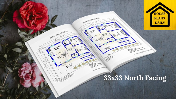 33x33 North Face Home Plan As Per Vastu