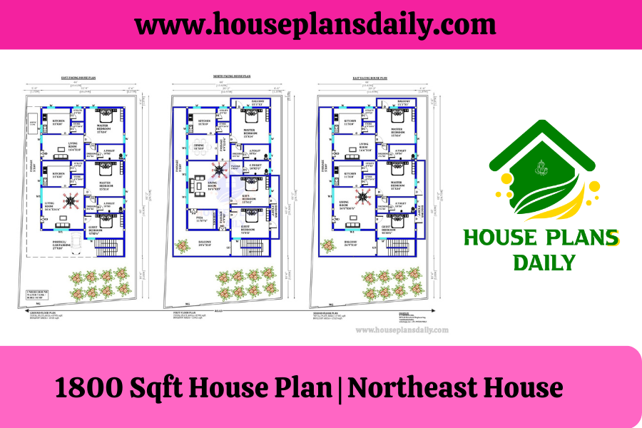 1800 Sqft House Plan | Northeast House