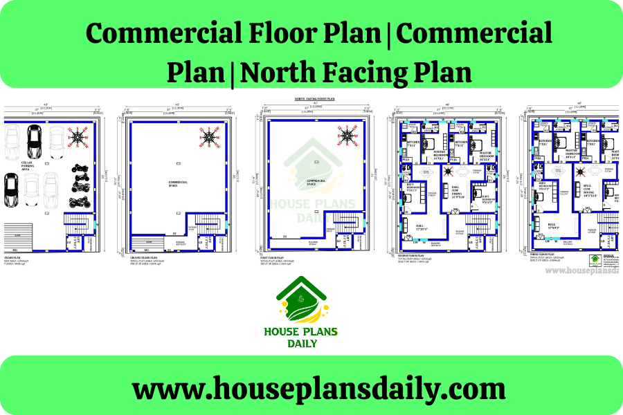 Commercial Floor Plan | Commercial Plan | North Facing Plan