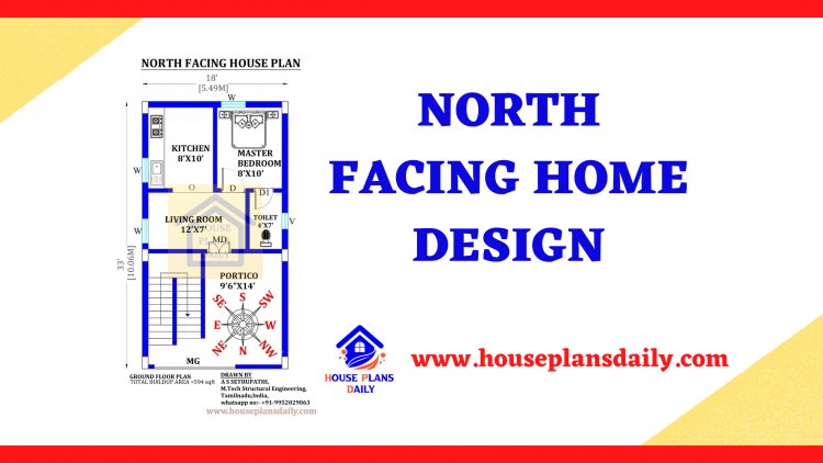 North Facing Home Design | Ghar Ka Naksha Vastu Ke Anusar