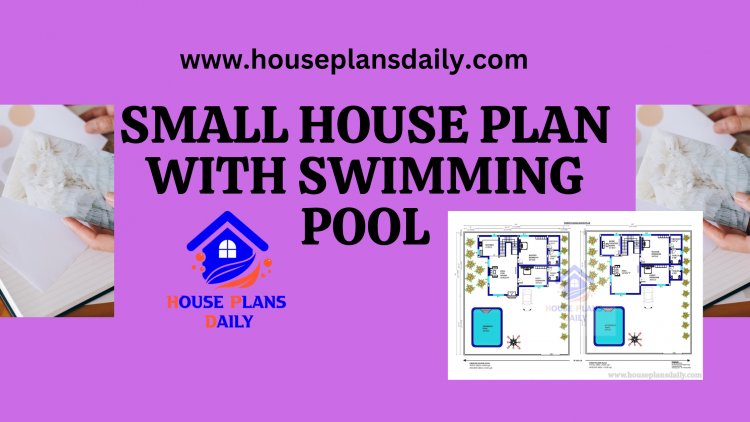 Small House Plan with Swimming Pool | USA Home Plans |America's Best House Plans